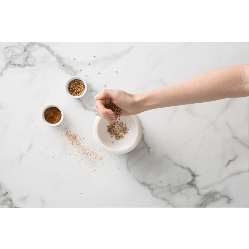 Chef'n White/Gray Silicone Mortar and Pestle