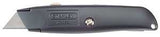 STANLEY 99E 10-099 Utility Knife, 2-7/16 in L Blade, 3 in W Blade, HCS Blade, Straight Handle, Gray Handle