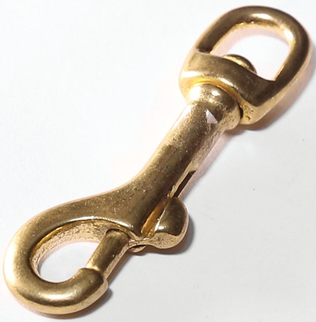 Baron 5025B-1/2 Swivel Eye Leash Snap, 1/2 in, 80 lb Working Load, Bronze, Polished