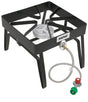 Bayou Classic SQ14 Square Burner, 1-Burner, Propane, Manual Ignition, Steel