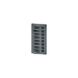 Blue Sea Systems 4308 WeatherDeck 12V DC 8 Position Waterproof Fuse Panel, Gray