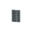 Weatherdeck Breaker Panel 12VAC 6 Pos Gray