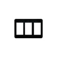 PANEL V-SERIES 3 POS. BLACK