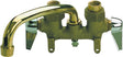 B & K 125-001 Laundry Faucet, 2-Faucet Handle, Brass, Chrome Plated, Clamp Mounting