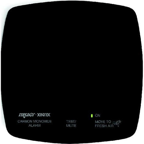 Fireboy CMD6MBBR CMD-6 Carbon Monoxide Alarm, Battery Operated, Black