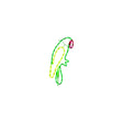 Green Long Life 8080123 LED Parrot, 18"