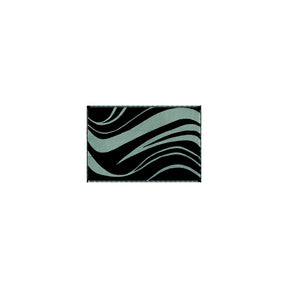 Mings Mark GA8111WL Reversible Mat w/110V LED Lights, 8' x 11', Black/Silver
