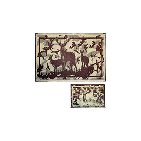 Ming's Mark Reversible Mat, Deer Camo/Brown, 8' x 11'