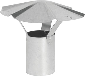 Imperial GV0589 Rain Cap, 11 in Dia, Steel, Galvanized, Fits Duct Size: 6 in