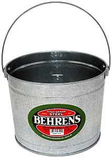 Behrens B35 Steel Paint Pail, 5 qt, 8 in H, Galvanized