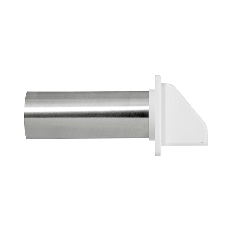 Lambro 222WS Exhaust Wall Hood Vent, 5-1/2 in W Hood, 5.69 in H Hood, 13 sq-in Net Free Ventilating Area, 3 in Duct