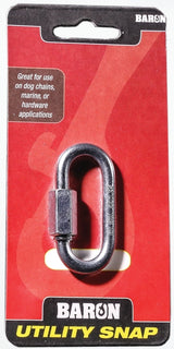 Baron C-7350T-3/16 Quick Link, 1/4 in Opening, 1-7/8 in L Dimensions, 660 lb Working Load, Steel, Zinc