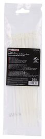 ProSource CV200S-253L Cable Tie, 8 inches, 40lb Tensile Strength, Self-Lock Locking, Nylon, Clear