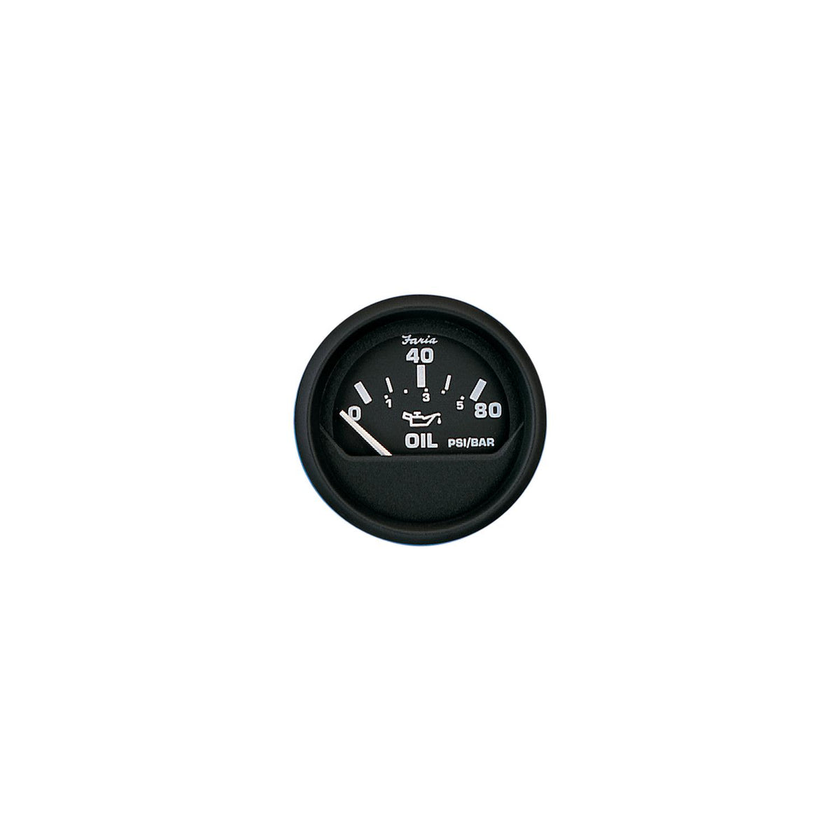 Faria 12803 Euro 2″ Oil Pressure Gauge 80 PSI
