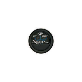 Faria Coral Black 2″ Cylinder Head Temperature Gauge With Sender (60-220F)
