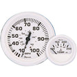 Faria Dress White 4″ Gauge - Mechanical Speedometer