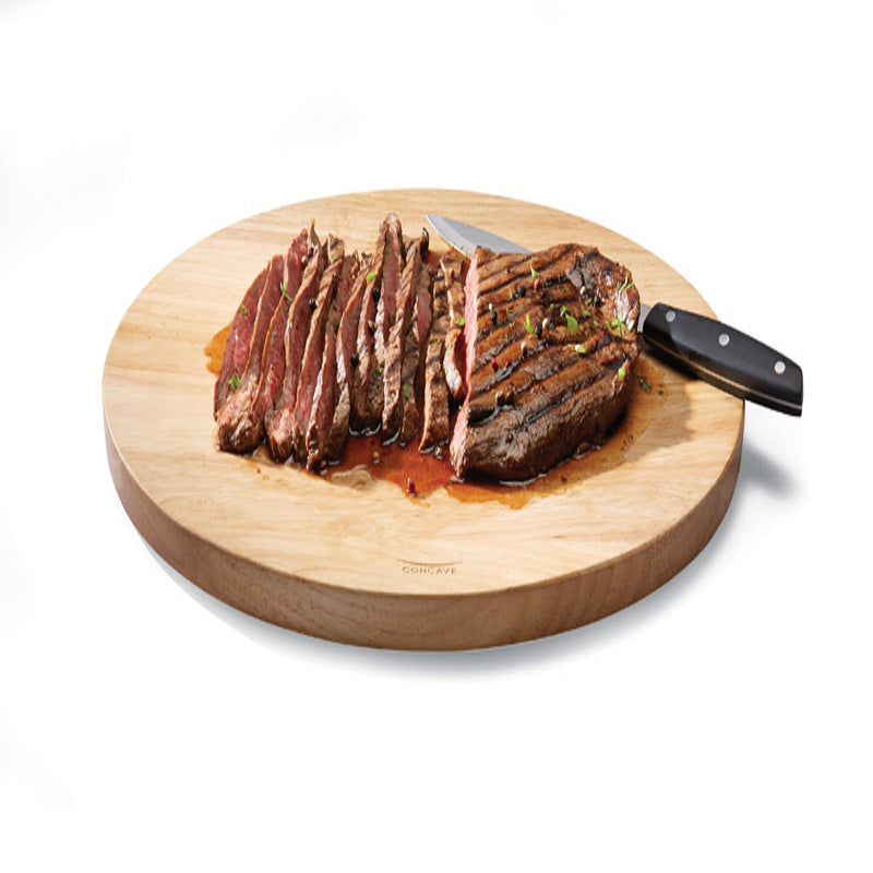 Architec Gripperwood 18 in. L X 14 in. W X 1 in. Rubberwood Concave Carving Board, Pack of 4