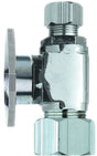 Plumb Pak PP20063LF Shut-Off Valve, 5/8 x 3/8 in Connection, Compression, Quarter-Turn Actuator, Brass Body