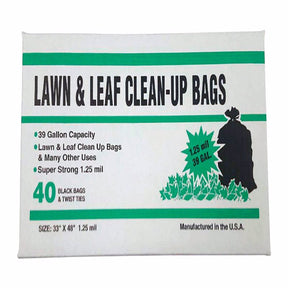 Primrose Plastics 39 gal Lawn and Leaf Bags Twist Ties 40 pk
