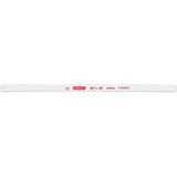 STANLEY 15-630 Hacksaw Blade, 1/2 in W, 12 in L, 32 TPI, Steel Cutting Edge
