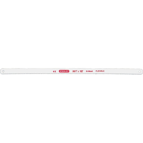 STANLEY 15-630 Hacksaw Blade, 1/2 in W, 12 in L, 32 TPI, Steel Cutting Edge