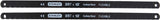 STANLEY 15-924A Hacksaw Blade, 1/2 in W, 12 in L, 24 TPI, HCS Cutting Edge