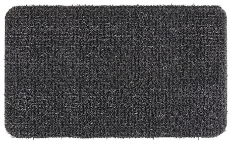 Clean Machine 10372029 Doormat, 30 in L, 18 in W, Rectangular, Solid Pattern, Astroturf Surface, Flint