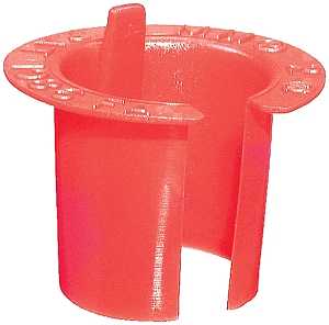 Halex 75403 Flex Anti-Short Bushing, 3 in, Plastic, Red, 20/BAG