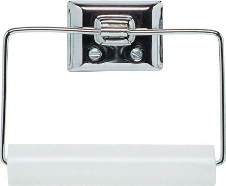 Decko 38090 Toilet Paper Roller, Steel, Silver, Chrome-Plated, Wall Mounting