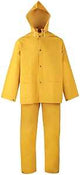 Diamondback SRS3/111-XXL Rain Suit, 2XL, 31 in Inseam, Polyester/PVC, Yellow, Comfortable Corduroy, Zipper