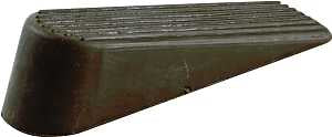 Shepherd Hardware 9132 Wedge Door Stop, Brown, Rubber, 2/PK, Pack of 6
