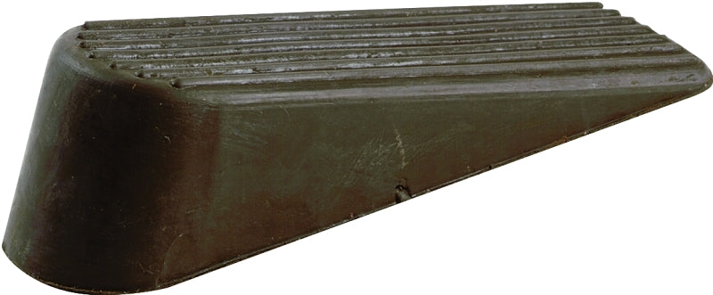 Shepherd Hardware 9132 Wedge Door Stop, Brown, Rubber, 2/PK, Pack of 6