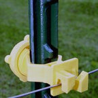Zareba ITSOY-Z Screw-On Insulator, Aluminum/Polywire/Steel, Polyethylene, Yellow, Screw Mounting