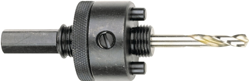 Milwaukee 49-56-7055 Hole Saw Arbor, 5/8-18 Thread, 7/16 in Shank, Hex Shank, Steel