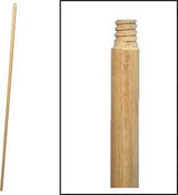 Birdwell 532-12 Broom Handle, 15/16 in Dia, 48 in L, Threaded, Hardwood