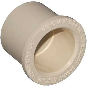 Nibco T00231C Pipe Bushing, 1 x 3/4 in, Spigot x Slip, CPVC, SCH 40 Schedule
