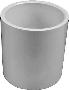 Genova 30130 Pipe Coupling, 3 in, Slip-Joint, PVC, White, SCH 40 Schedule, 450 psi Pressure