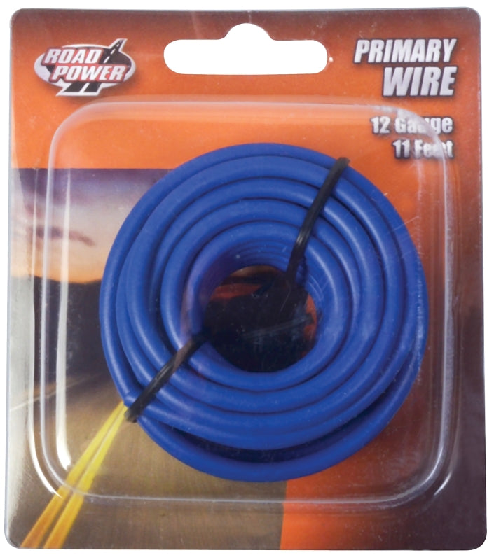 Road Power 55671633/12-1-12 Electrical Wire, 12 AWG Wire, 1-Conductor, 25/60 VAC/VDC, Copper Conductor, Blue Sheath