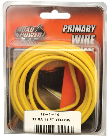 Road Power 55671733/12-1-14 Electrical Wire, 12 AWG Wire, 1-Conductor, 25/60 VAC/VDC, Copper Conductor, Yellow Sheath