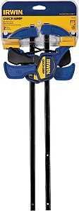Irwin QUICK-GRIP 1964745/54122 Bar Clamp, 150 lb, 12 in Max Opening Size, 2-7/16 in D Throat