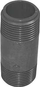Genova P-34-3 Pipe Nipple, 3/4 in, MIP x MIP, PVC, Gray, SCH 80 Schedule, 3 in L