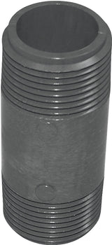 Genova P-34-3 Pipe Nipple, 3/4 in, MIP x MIP, PVC, Gray, SCH 80 Schedule, 3 in L