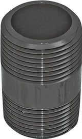 Genova 300 Series P-34-CL Pipe Nipple, 3/4 in, MIP, PVC, Gray, SCH 80 Schedule