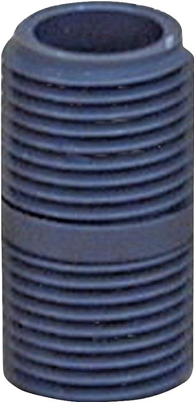 Genova P-12-CL Pipe Nipple, 1/2 in, MIP, PVC, Gray, SCH 80 Schedule, 1-3/8 in L
