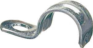 Halex 26153 Conduit Strap, 1 in, Steel, Galvanized