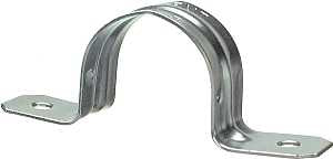 Halex 96161 Conduit Strap, 1/2 in, Steel, Galvanized