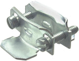 Halex 26512 Clamp Connector, 3/4 to 1 in, Steel, Galvanized, 5/BAG
