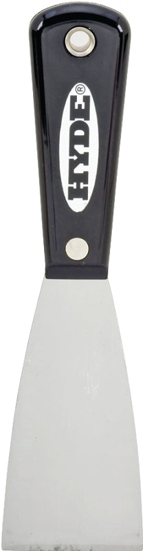 Hyde 02300 Stiff Putty Knife, 2 in W Blade, HCS Blade, Nylon Handle