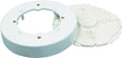 Wiremold NMW Series NMW4 Fixture Box, 5.63 in W, 4 in D, 1-Gang, Plastic, White