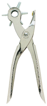 General 72 Punch Pliers, 8-1/2 in OAL, 5/64, 3/32, 7/64, 1/8, 5/32, 3/16 in Hole, Steel Body
